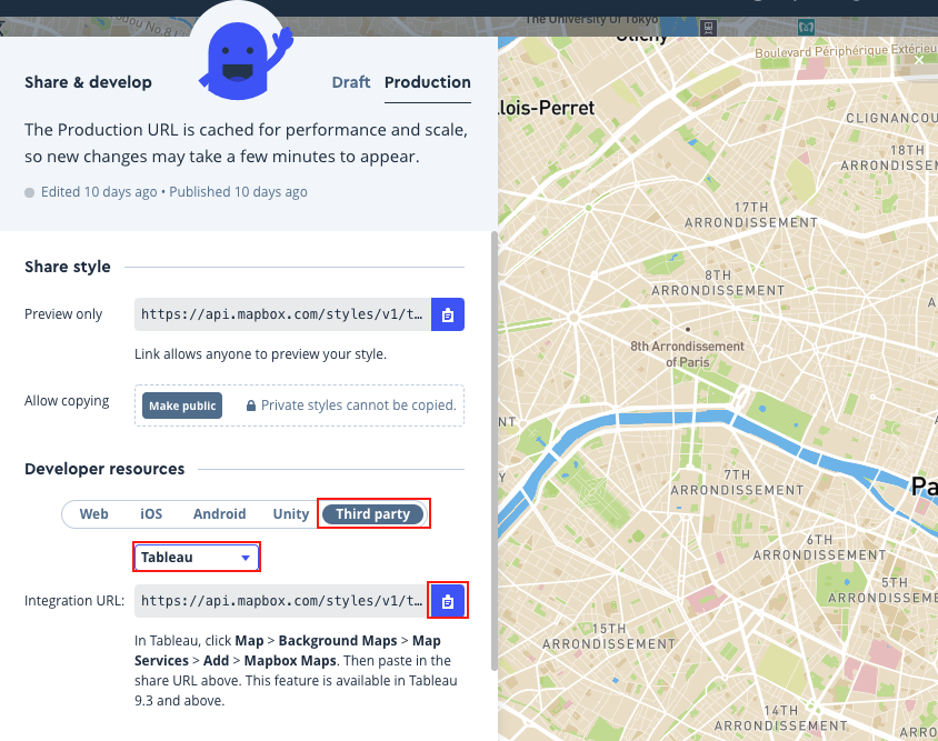 MapboxマップをTableauで利用するための設定